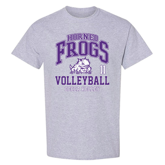 TCU - NCAA Women's Volleyball : Becca kelley - Classic Fashion Shersey T-Shirt-0