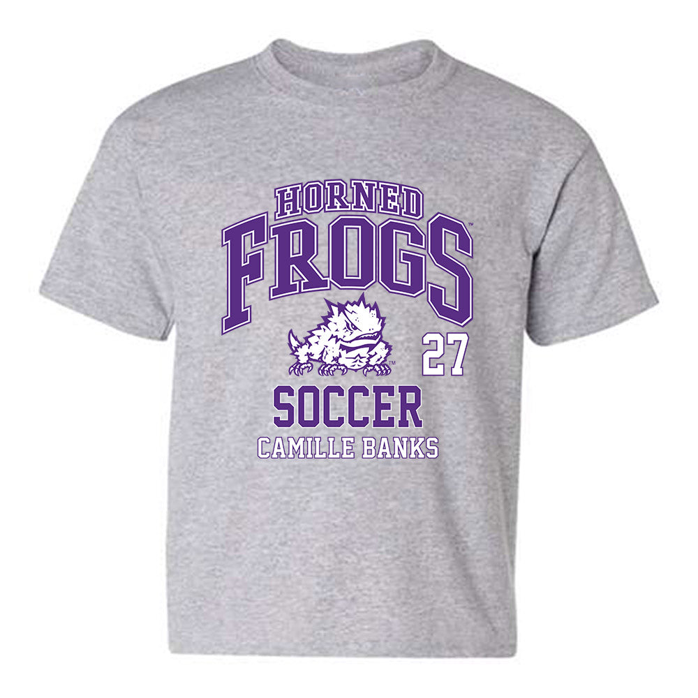 TCU - NCAA Women's Soccer : Camille Banks - Classic Fashion Shersey Youth T-Shirt-0