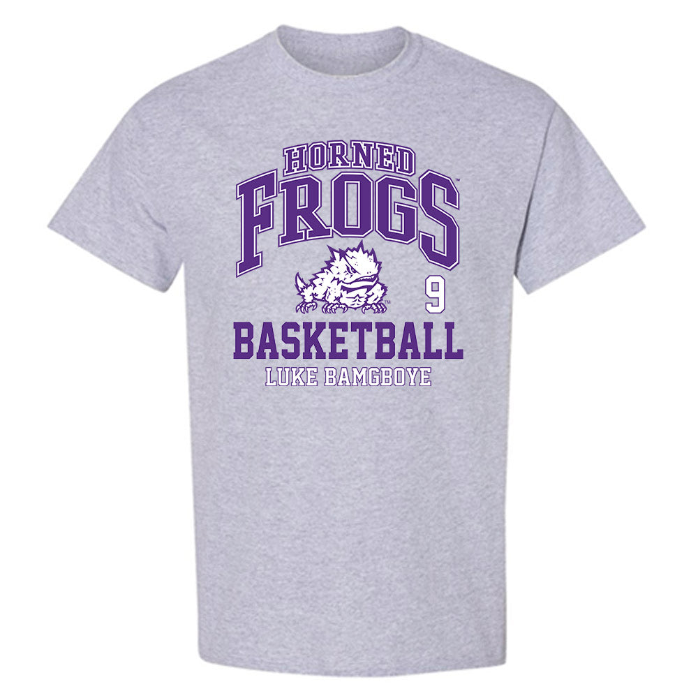 TCU - NCAA Men's Basketball : Luke Bamgboye - Classic Fashion Shersey T-Shirt-0