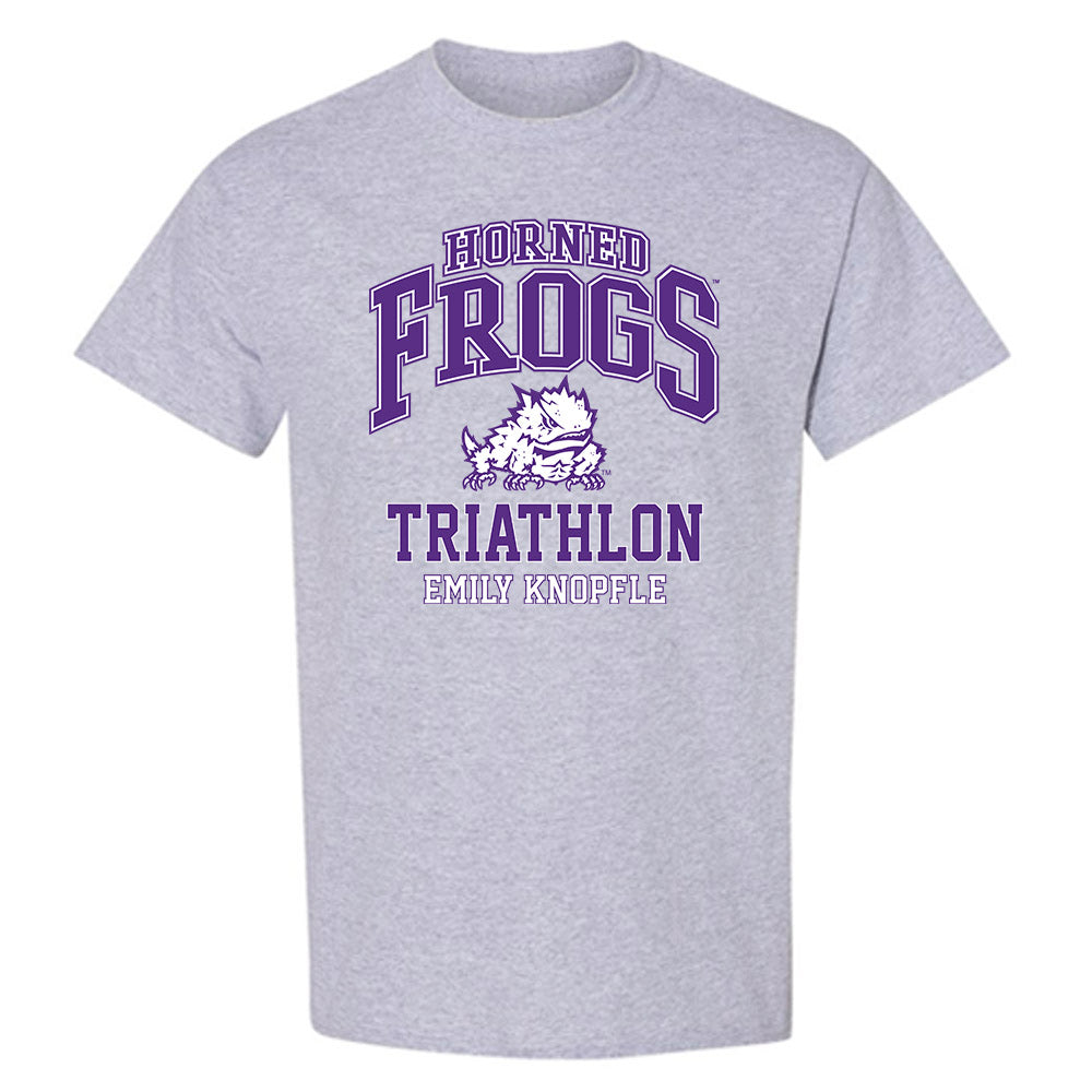 TCU - NCAA Triathlon : Emily Knopfle - Classic Fashion Shersey T-Shirt-0