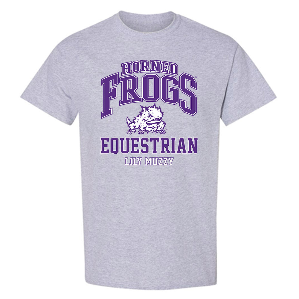 TCU - NCAA Equestrian : Lily Muzzy - Classic Fashion Shersey T-Shirt-0
