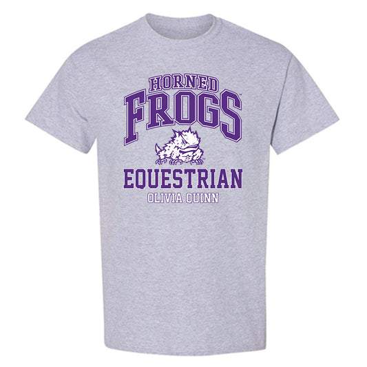 TCU - NCAA Equestrian : Olivia Quinn - Classic Fashion Shersey T-Shirt-0