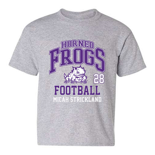TCU - NCAA Football : Micah Strickland - Classic Fashion Shersey Youth T-Shirt-0