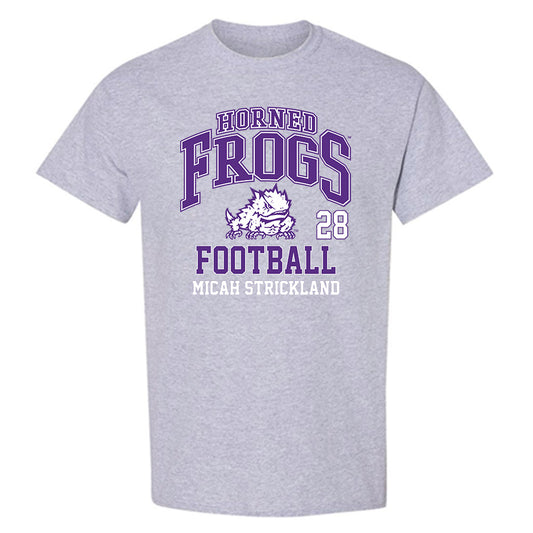 TCU - NCAA Football : Micah Strickland - Classic Fashion Shersey T-Shirt-0