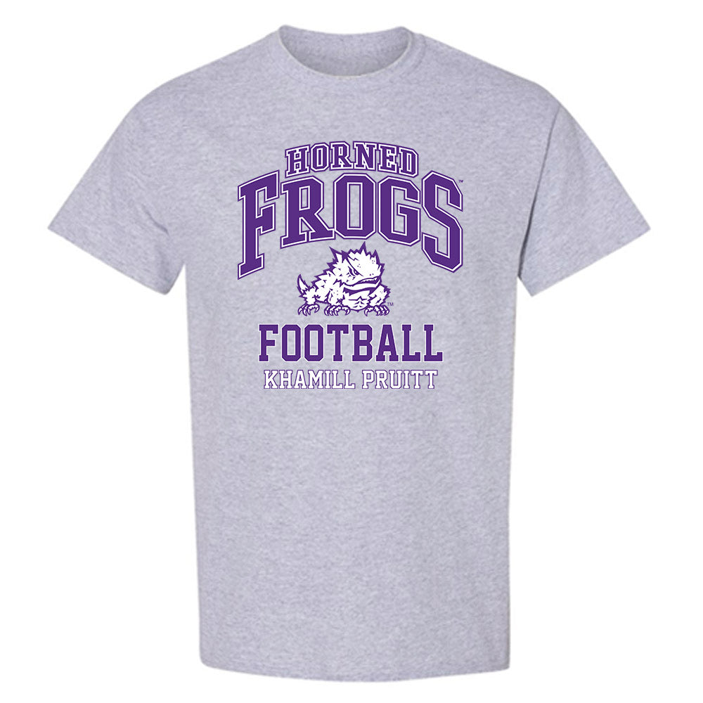 TCU - NCAA Football : Khamill Pruitt - Classic Fashion Shersey T-Shirt-0