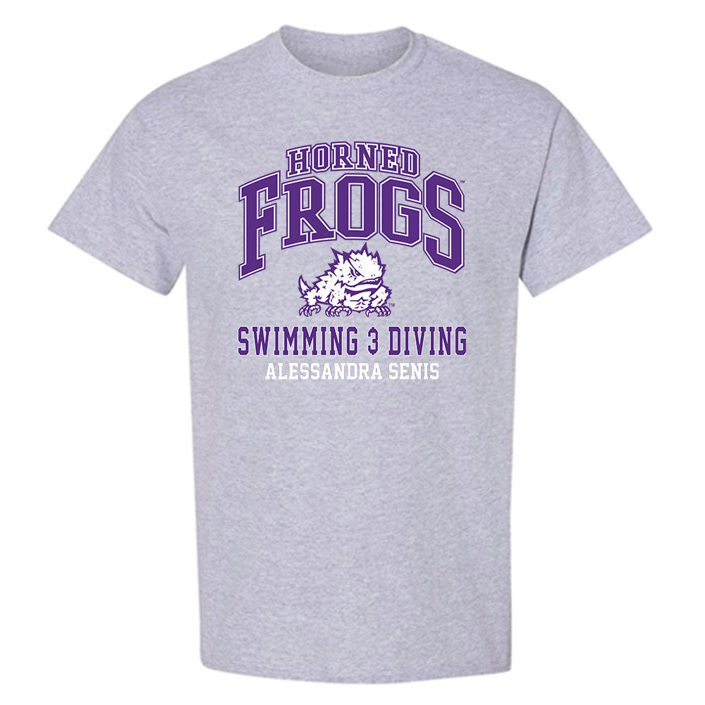 TCU - NCAA Women's Swimming & Diving : Alessandra Senis - Classic Fashion Shersey T-Shirt-0