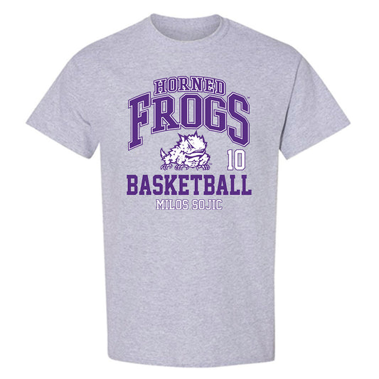 TCU - NCAA Men's Basketball : Milos Sojic - Classic Fashion Shersey T-Shirt-0