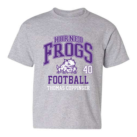 TCU - NCAA Football : Thomas Coppinger - Classic Fashion Shersey Youth T-Shirt-0