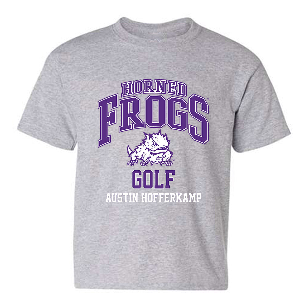 TCU - NCAA Men's Golf : Austin Hofferkamp - Classic Fashion Shersey Youth T-Shirt-0