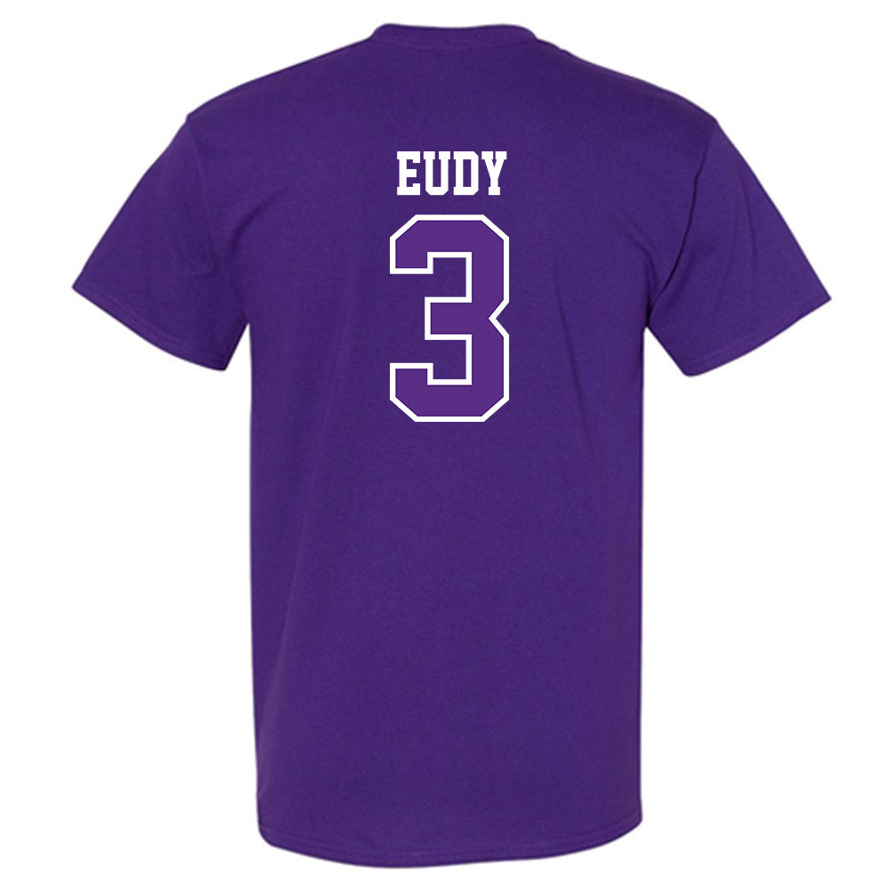 TCU - NCAA Baseball : Kade Eudy - Classic Fashion Shersey T-Shirt-1