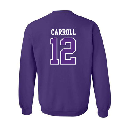 TCU - NCAA Football : Kalen Carroll - Classic Fashion Shersey Crewneck Sweatshirt-1