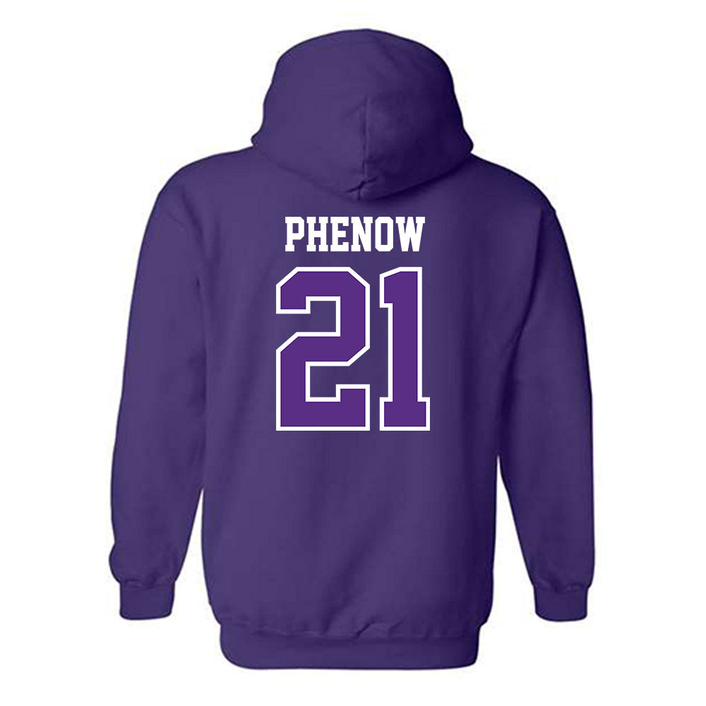 TCU - NCAA Baseball : Tyler Phenow - Classic Fashion Shersey Hooded Sweatshirt-1