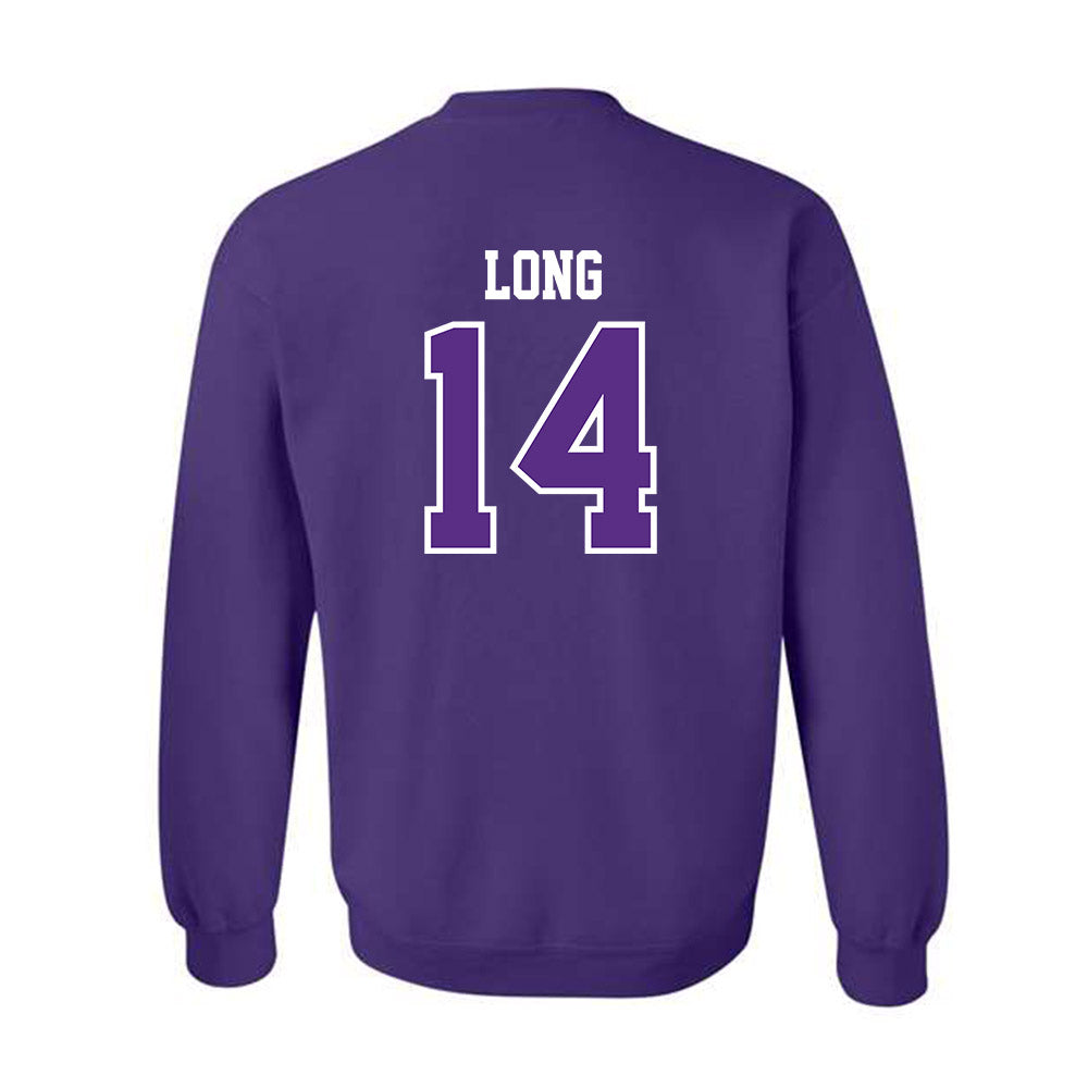 TCU - NCAA Beach Volleyball : Anna Long - Classic Fashion Shersey Crewneck Sweatshirt-1