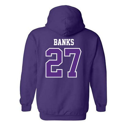 TCU - NCAA Women's Soccer : Camille Banks - Classic Fashion Shersey Hooded Sweatshirt-1