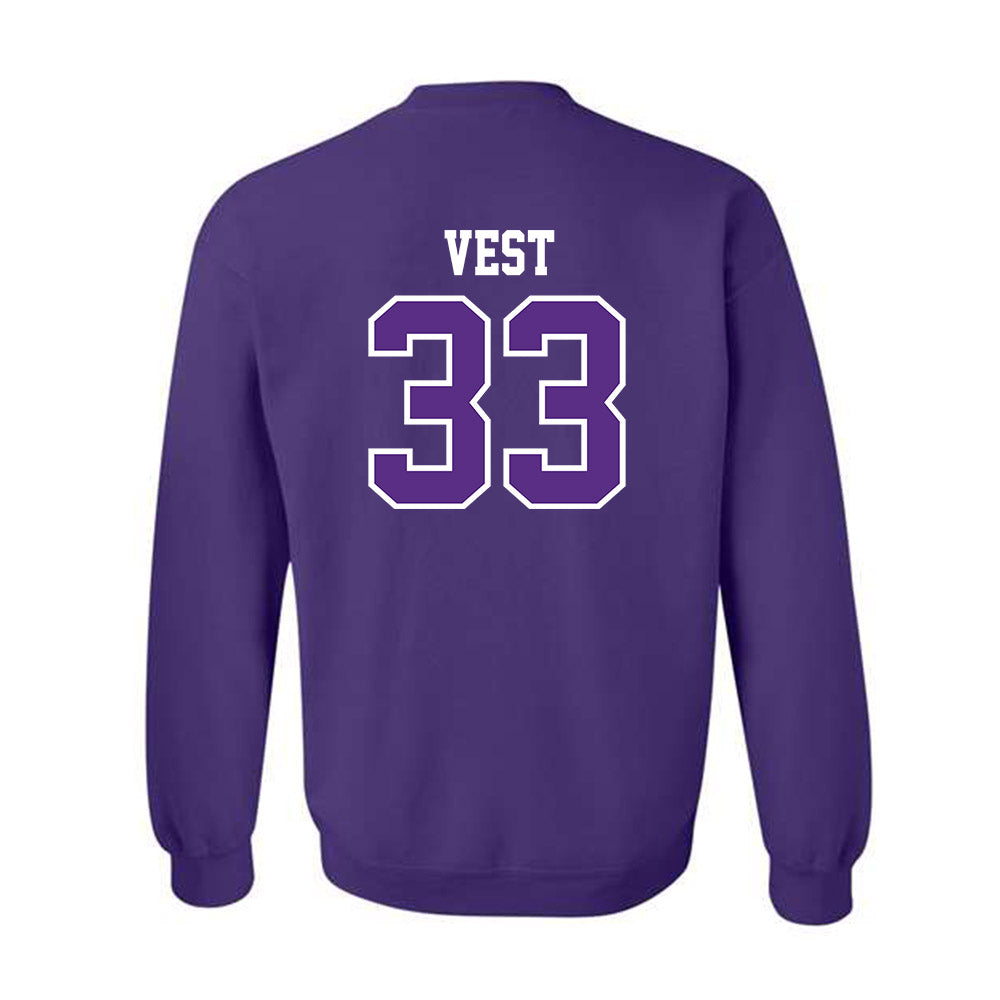 TCU - NCAA Women's Soccer : Grace Vest - Classic Fashion Shersey Crewneck Sweatshirt-1