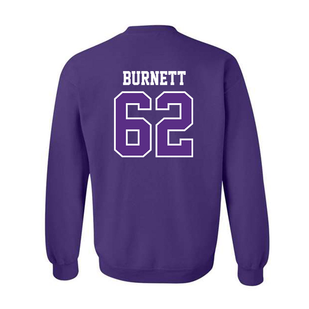 TCU - NCAA Football : Jordan Burnett - Classic Fashion Shersey Crewneck Sweatshirt-1