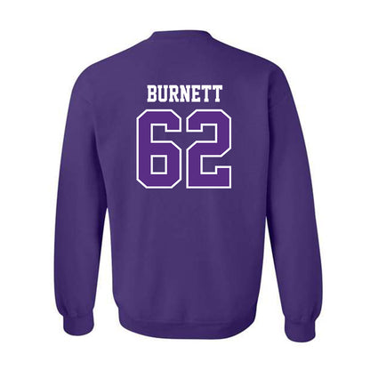 TCU - NCAA Football : Jordan Burnett - Classic Fashion Shersey Crewneck Sweatshirt-1