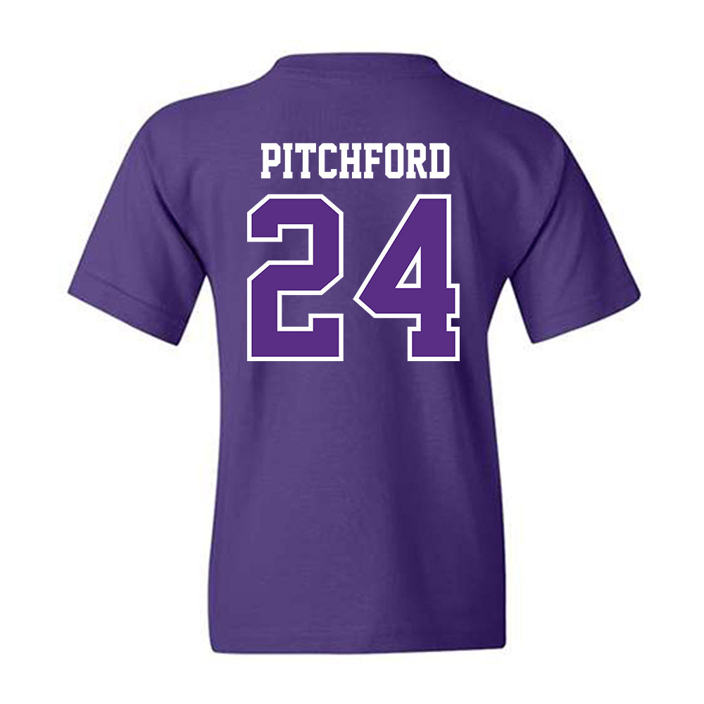 TCU - NCAA Football : Joe Pitchford - Classic Fashion Shersey Youth T-Shirt-1