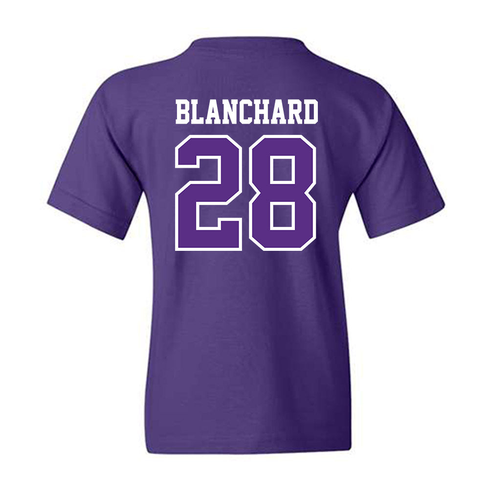 TCU - NCAA Baseball : Colin Blanchard - Classic Fashion Shersey Youth T-Shirt-1
