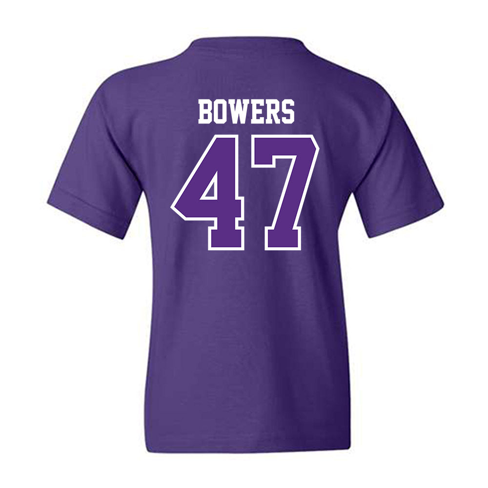 TCU - NCAA Football : Aaron Bowers - Classic Fashion Shersey Youth T-Shirt-1