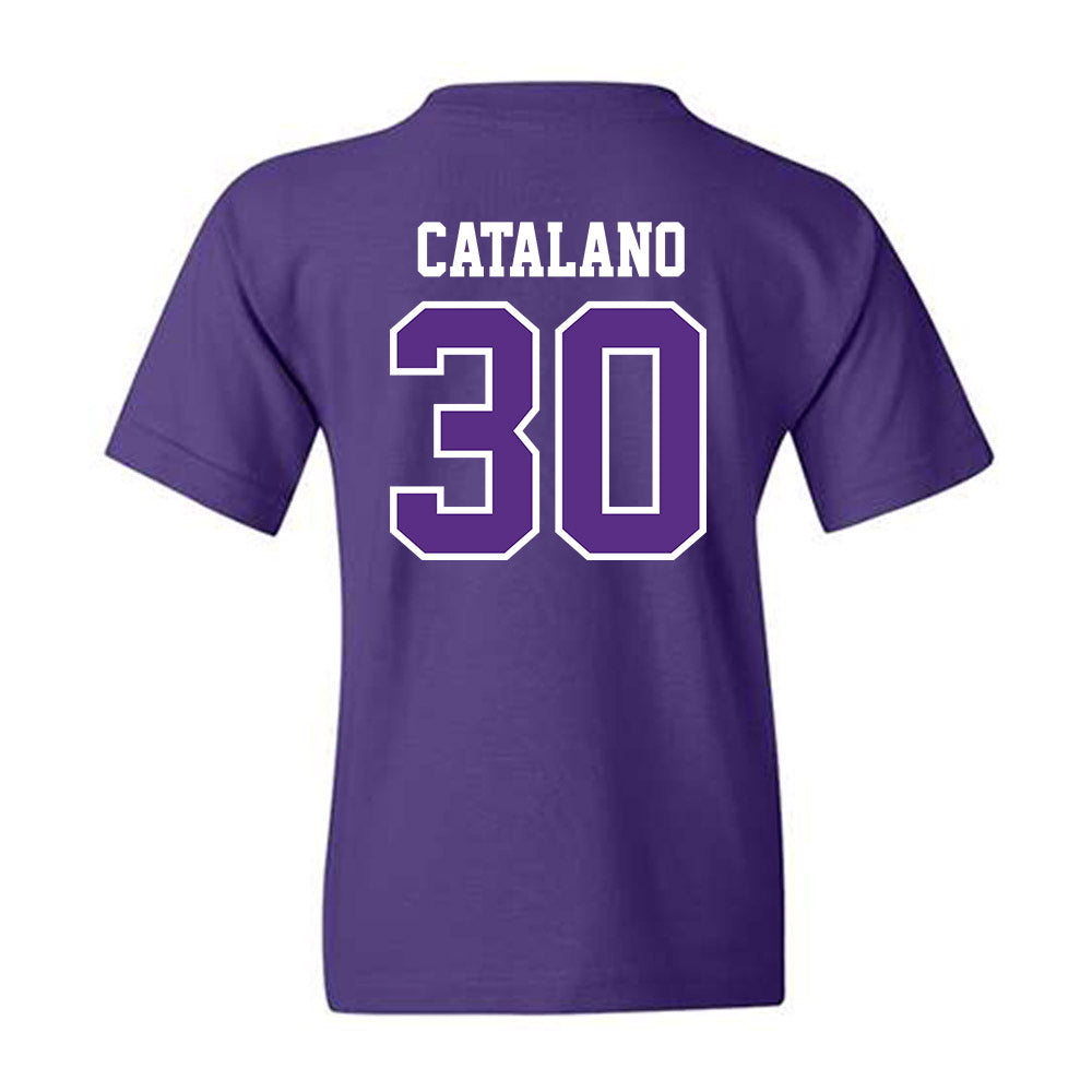 TCU - NCAA Baseball : Michael Catalano - Classic Fashion Shersey Youth T-Shirt-1