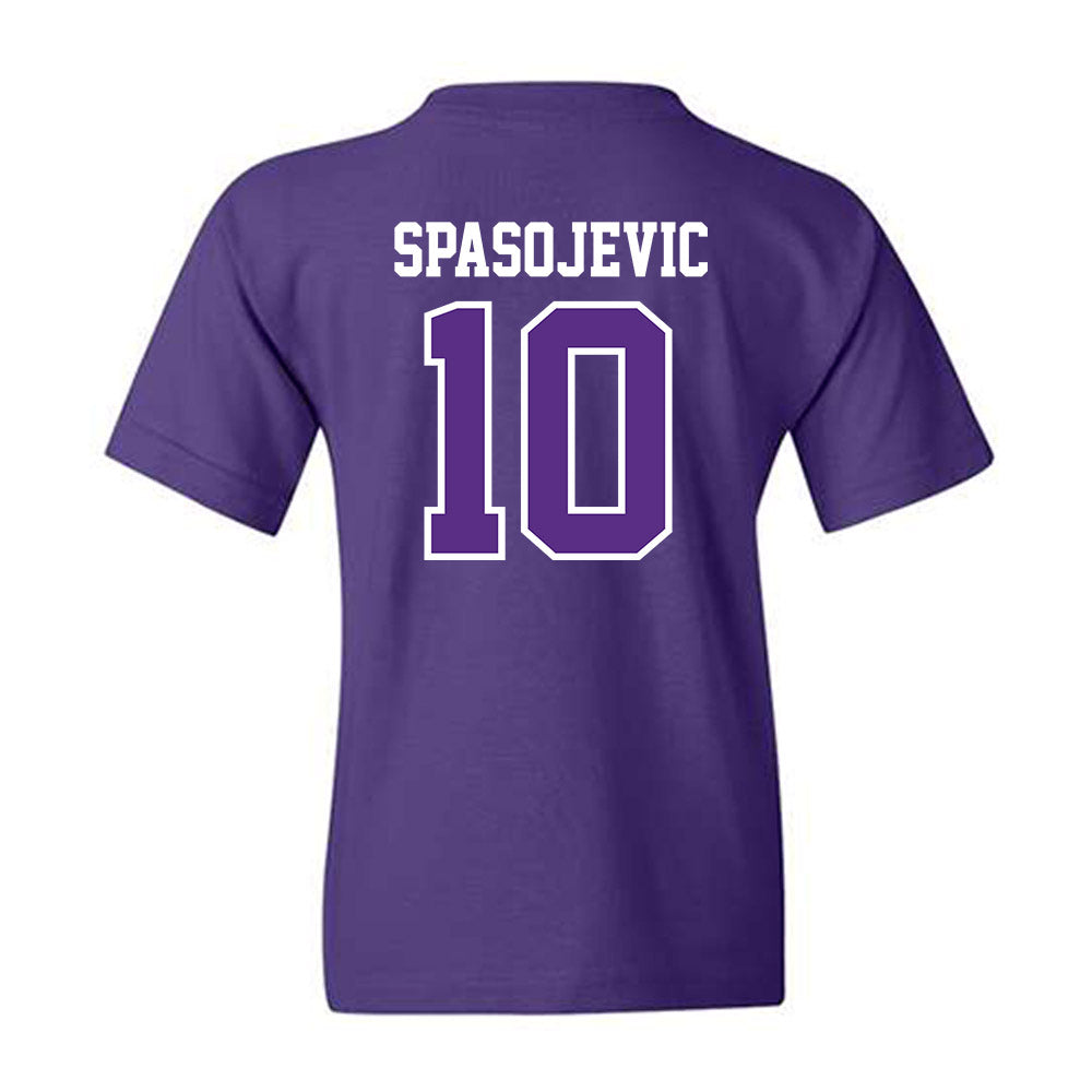 TCU - NCAA Men's Basketball : Milos Spasojevic - Classic Fashion Shersey Youth T-Shirt-1
