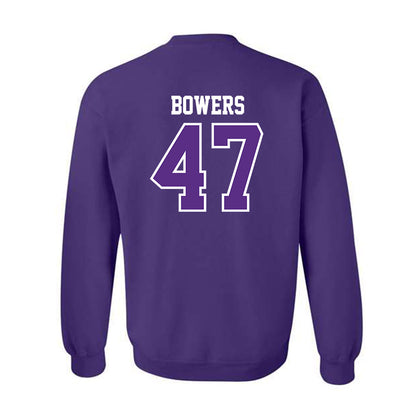 TCU - NCAA Football : Aaron Bowers - Classic Fashion Shersey Crewneck Sweatshirt-1