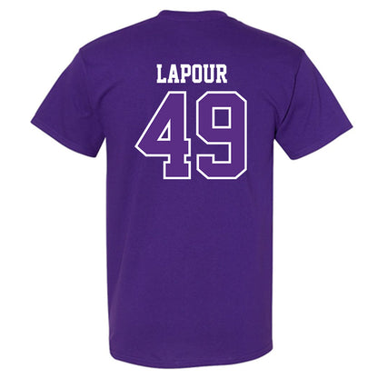 TCU - NCAA Baseball : Tommy LaPour - Classic Fashion Shersey T-Shirt-1