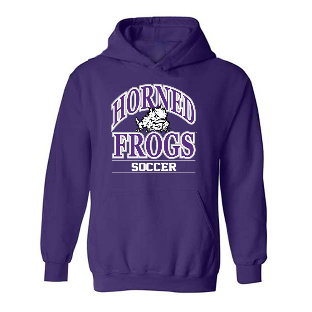 TCU - NCAA Women's Soccer : Camille Banks - Classic Fashion Shersey Hooded Sweatshirt-0