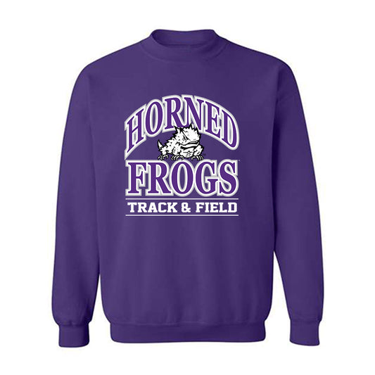 TCU - NCAA Men's Track & Field : Ashvin Balaramana - Classic Fashion Shersey Crewneck Sweatshirt-0