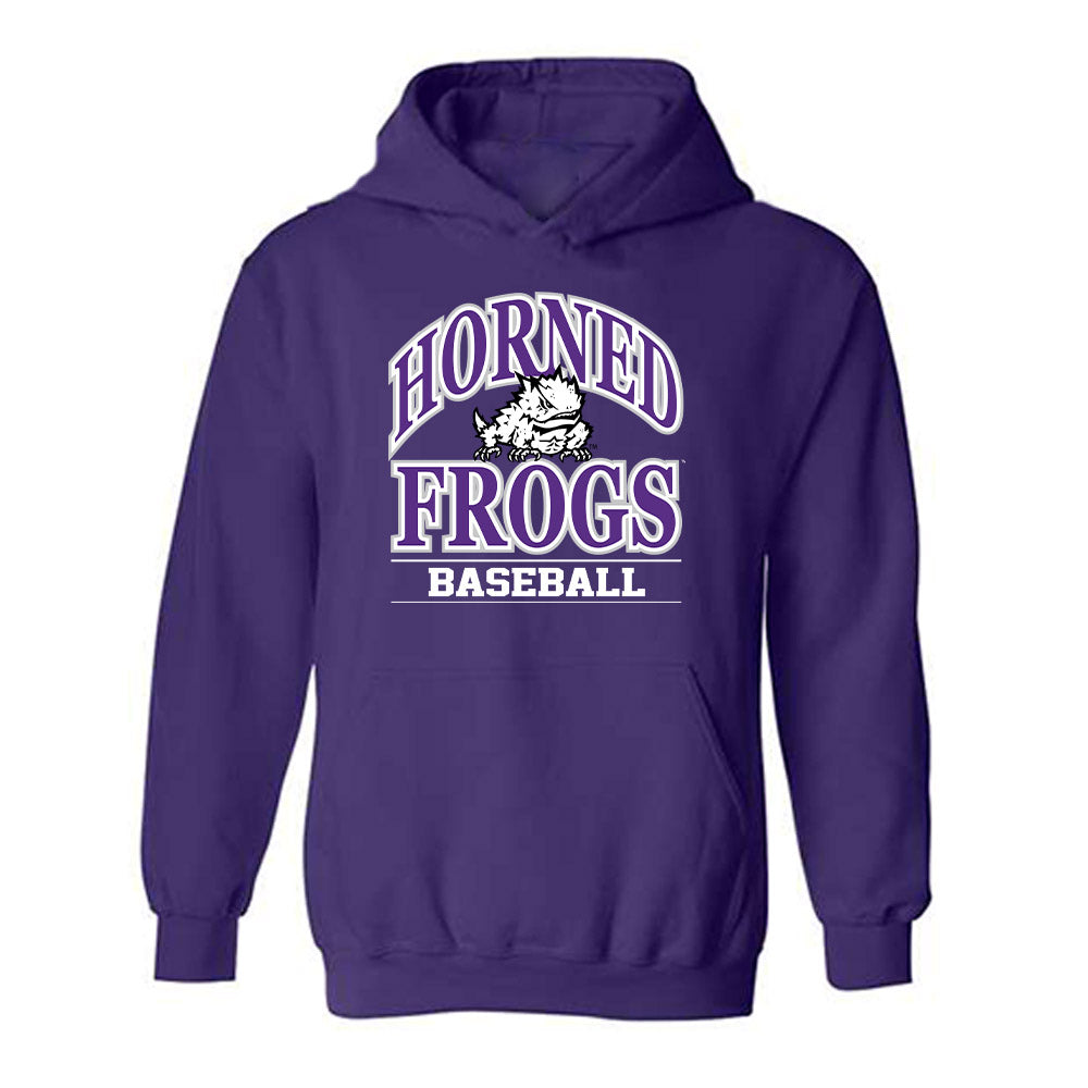 TCU - NCAA Baseball : Michael Catalano - Classic Fashion Shersey Hooded Sweatshirt-0