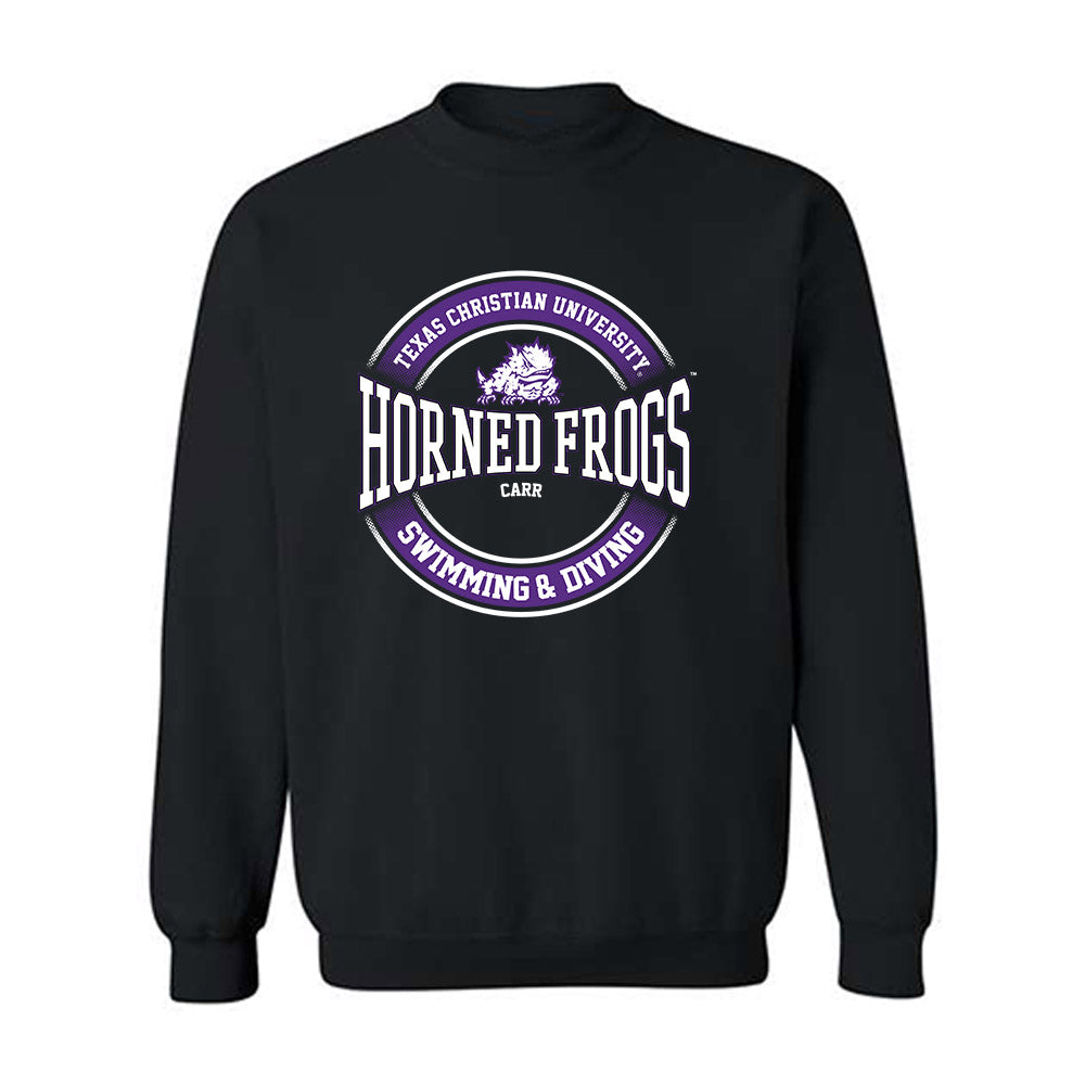 TCU - NCAA Men's Swimming & Diving : Isaac Carr - Classic Fashion Shersey Crewneck Sweatshirt-0