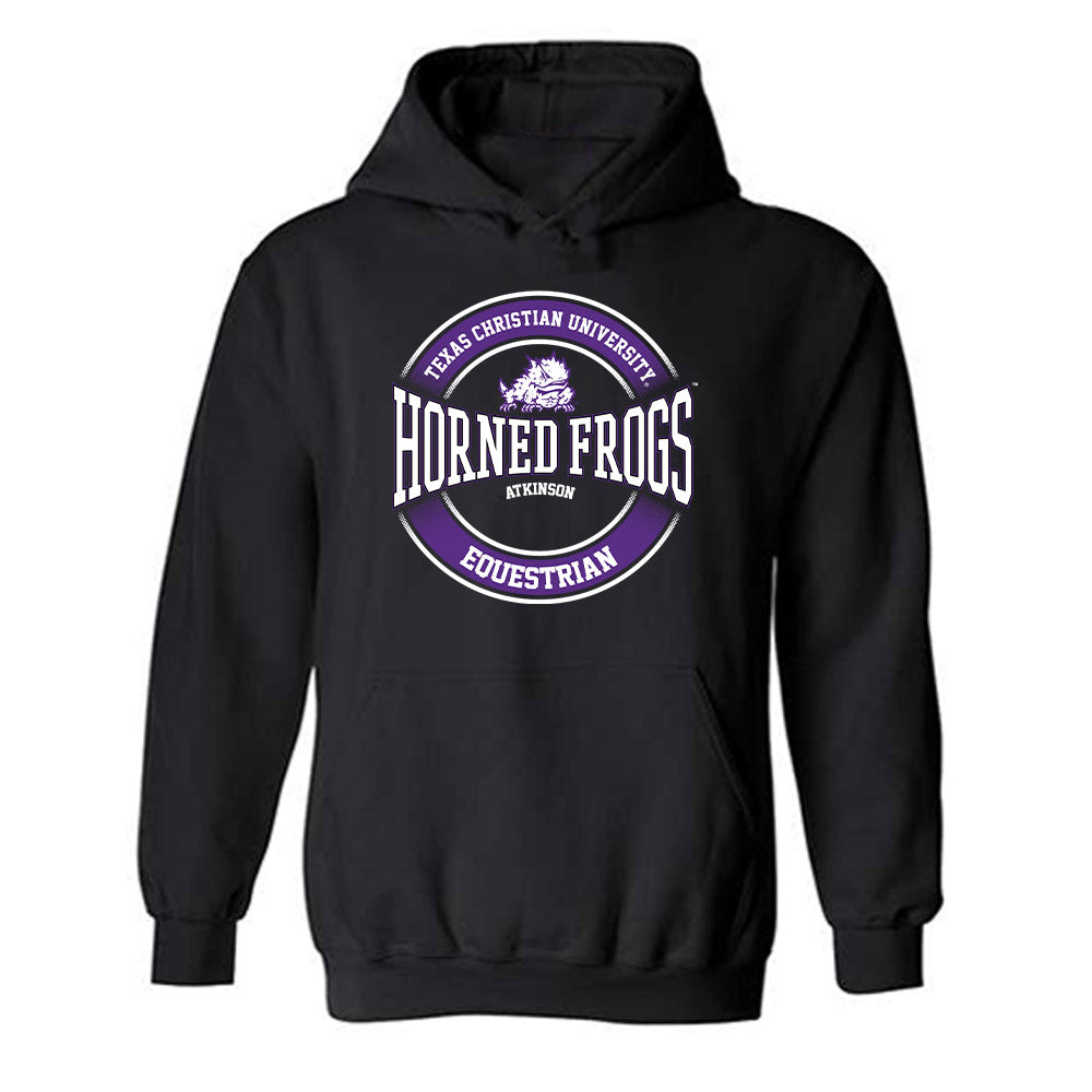 TCU - NCAA Equestrian : Estelle Atkinson - Classic Fashion Shersey Hooded Sweatshirt-0