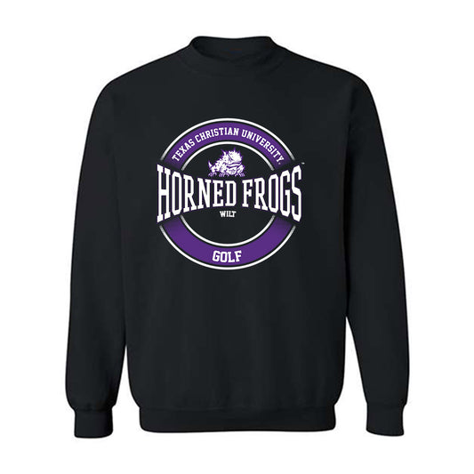 TCU - NCAA Men's Golf : Hudson Wilt - Classic Fashion Shersey Crewneck Sweatshirt-0