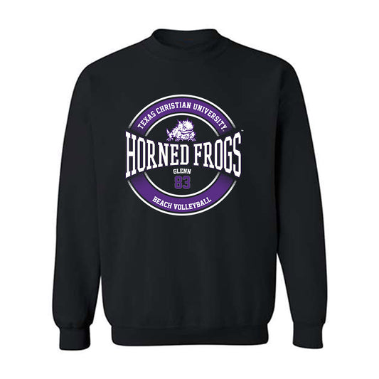 TCU - NCAA Beach Volleyball : Natalie Glenn - Classic Fashion Shersey Crewneck Sweatshirt-0