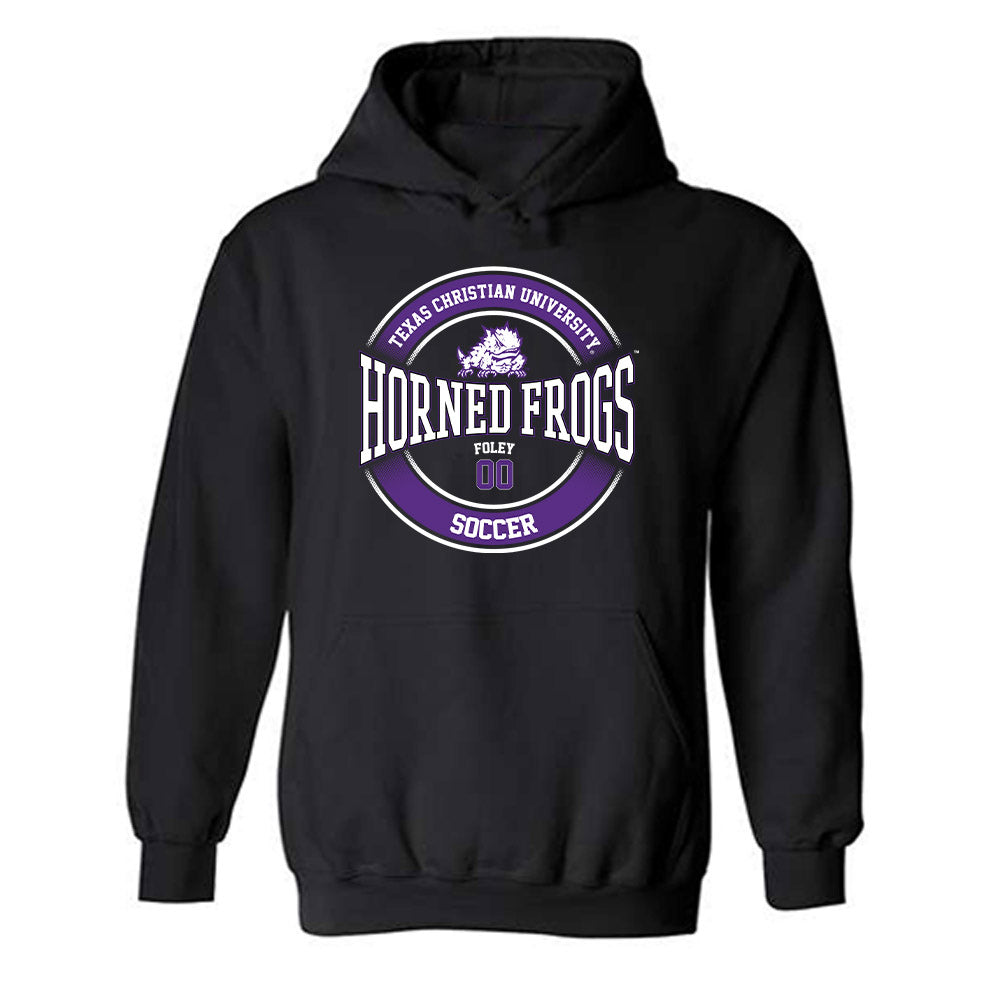 TCU - NCAA Women's Soccer : Claireese Foley - Classic Fashion Shersey Hooded Sweatshirt-0