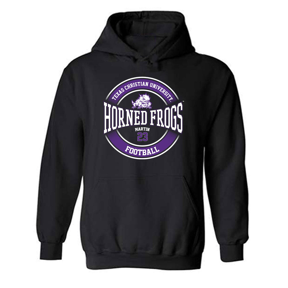 TCU - NCAA Football : Amante Martin - Classic Fashion Shersey Hooded Sweatshirt-0