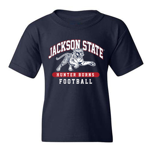 Jackson State - NCAA Football : Hunter Burns - Classic Fashion Shersey Youth T-Shirt-0