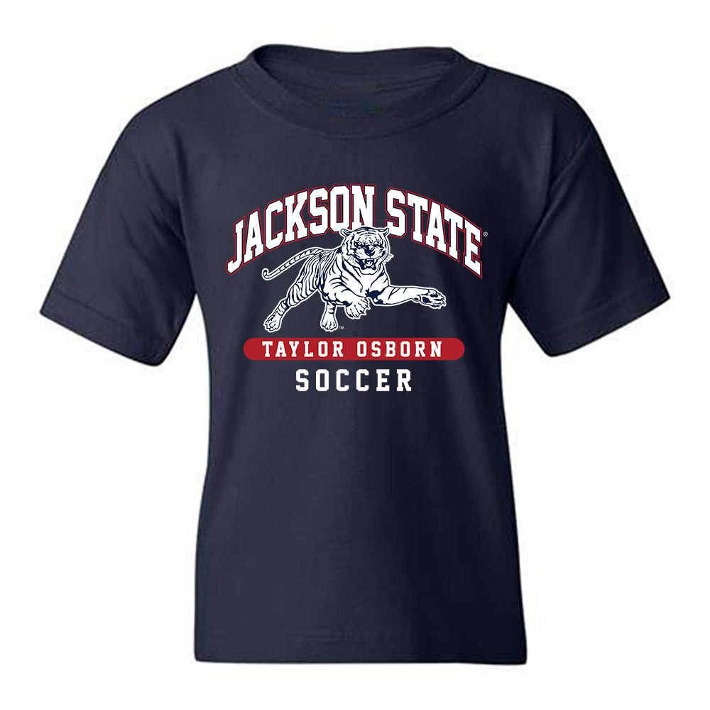 Jackson State - NCAA Women's Soccer : Taylor Osborn - Classic Fashion Shersey Youth T-Shirt-0