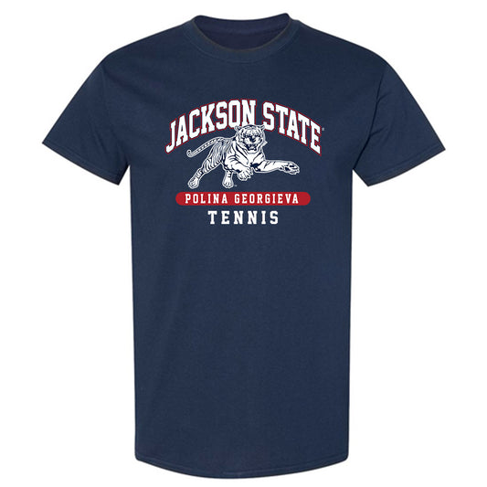 Jackson State - NCAA Women's Tennis : Polina Georgieva - Classic Fashion Shersey T-Shirt-0