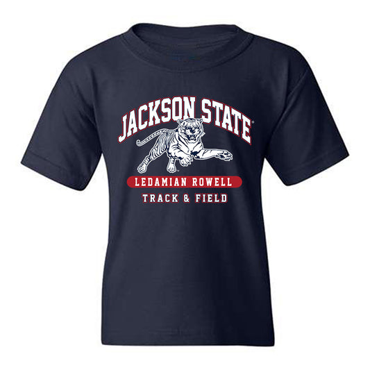 Jackson State - NCAA Men's Track & Field : Ledamian Rowell - Classic Fashion Shersey Youth T-Shirt-0