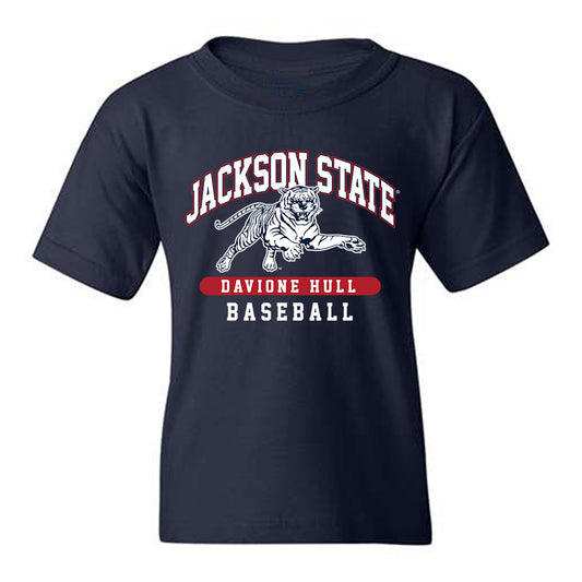 Jackson State - NCAA Baseball : Davione Hull - Classic Fashion Shersey Youth T-Shirt-0