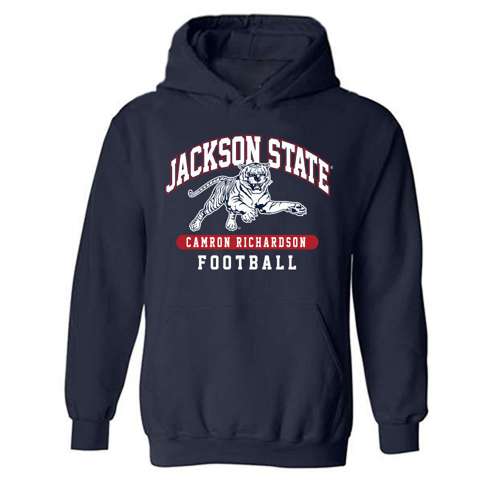 Jackson State - NCAA Football : Camron Richardson - Classic Fashion Shersey Hooded Sweatshirt-0