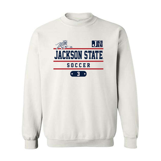 Jackson State - NCAA Women's Soccer : Kianah Farmer - Classic Fashion Shersey Crewneck Sweatshirt-0