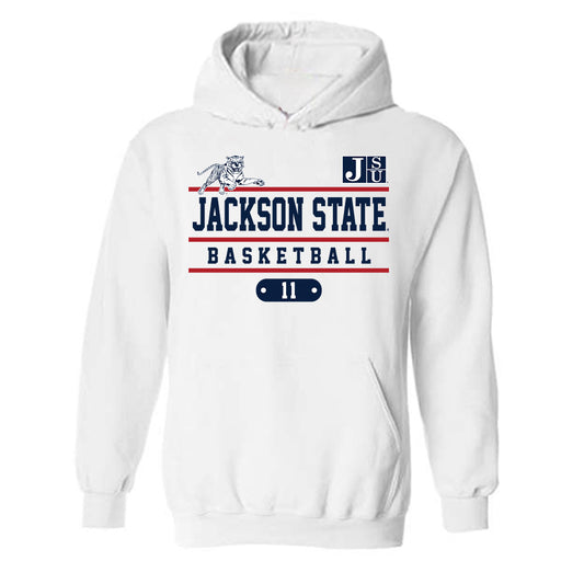 Jackson State - NCAA Men's Basketball : Mike Williams - Classic Fashion Shersey Hooded Sweatshirt-0
