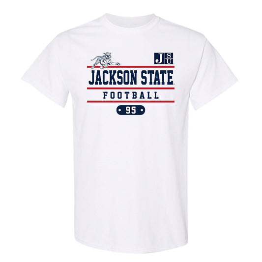 Jackson State - NCAA Football : Kazarius Bowie - Classic Fashion Shersey T-Shirt-0
