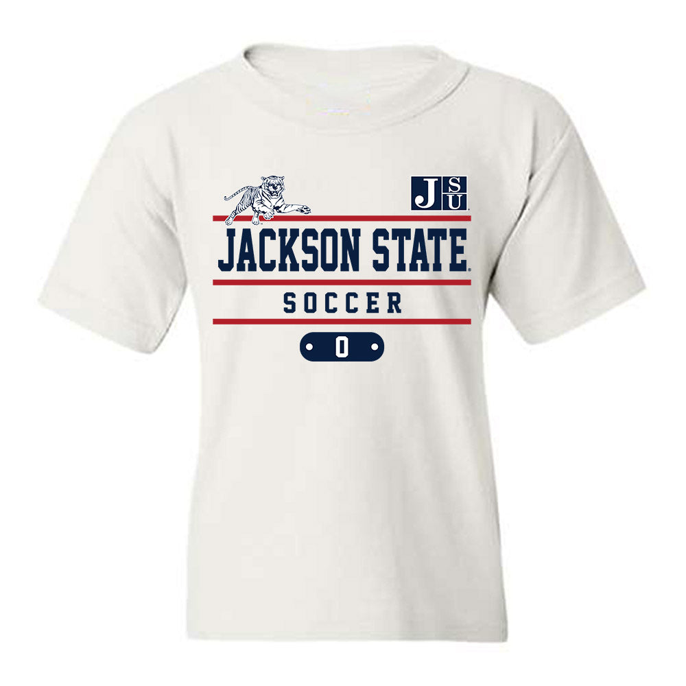 Jackson State - NCAA Women's Soccer : valentina goodloe - Classic Fashion Shersey Youth T-Shirt-0