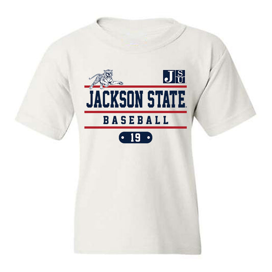Jackson State - NCAA Baseball : Trae Burton - Classic Fashion Shersey Youth T-Shirt-0