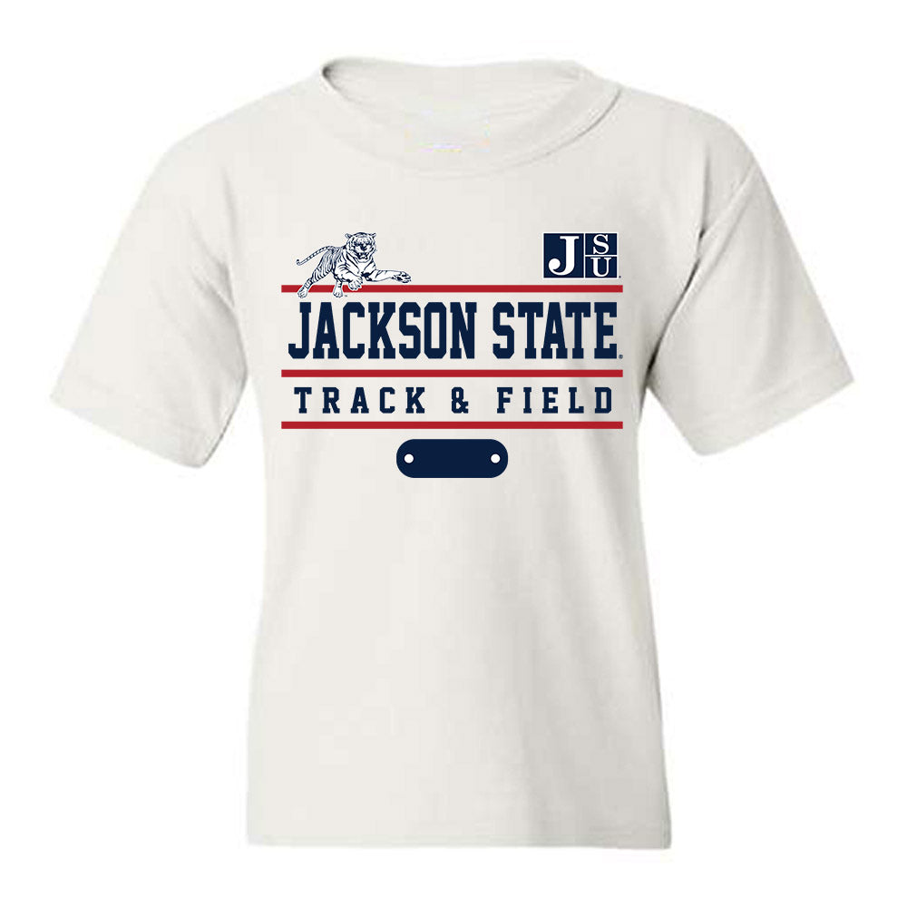 Jackson State - NCAA Women's Track & Field : Madyson McGill - Classic Fashion Shersey Youth T-Shirt-0