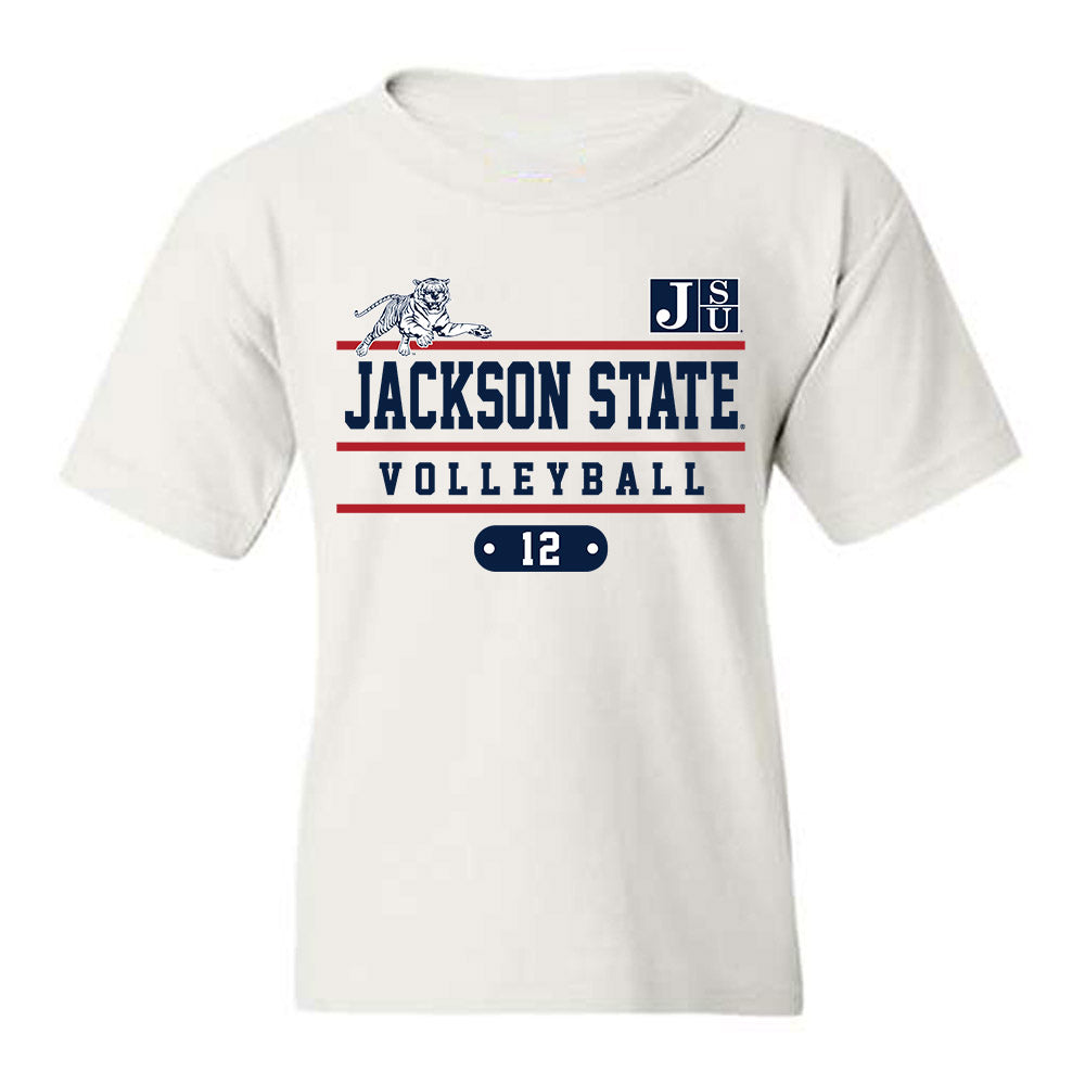 Jackson State - NCAA Women's Volleyball : Cierra Gilbert - Classic Fashion Shersey Youth T-Shirt-0
